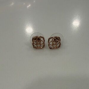 Kendra Scott  Rose Gold Geometric Earrings
